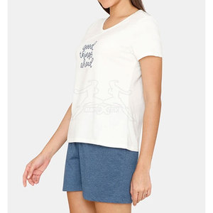 Conjunto de pantalones cortos de mujer de verano en precio al por mayor Conjunto de pantalones cortos de moda - Product Image 3