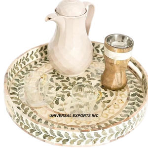 Plateau à chocolat en bois de calligraphie arabe Plateau de service fait main de qualité supérieure Taille personnalisée Nouveau plateau de service en bois - Product Image 4