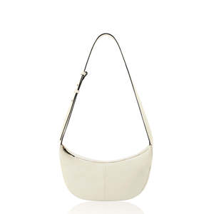 Sac à bandoulière en cuir véritable italien à large sangle - PM685 - Product Image 5