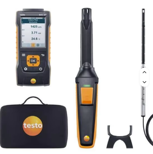 Misuratore di Velocità del Vento Digitale Testo 440 con Grado di Protezione IP67, Temperatura Operativa -20°C +70°C, in Plastica ABS, Garanzia di 1 Anno - Product Image 1