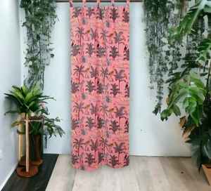 Handmade Luxury Modern Jungle Print Animal Pattern Window <b>Shade</b> <b>Vintage</b> Pink Velvet Cotton Curtains Full <b>Light</b> Shading - Product Image 3