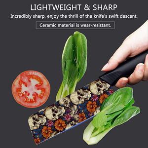 Juego de Cuchillos de Alta Calidad de 7 Piezas con Hoja de Cerámica Super Premium y Mango de Plástico para Barbacoa, Precio de Fábrica, en Existencia - Product Image 5