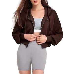 Femmes grande taille respirant haut court nouveau Style été sweats à capuche vêtements décontractés techniques personnalisées prix de gros vente - Product Image 3