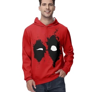 Sweat-shirts pour hommes de haute qualité, imprimés à l'écran, légers, en polaire respirante, séchage rapide, personnalisables, service OEM - Product Image 2