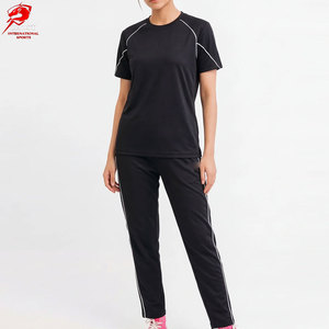 Survêtements d'été pour femmes de qualité supérieure, légers, coupe classique, pour une utilisation quotidienne et en plein air, style streetwear, motif uni - Product Image 1