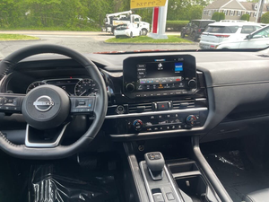 Red 2024 Nissan Pathfinder SL AWD (Pre-Owned-Excellent Condition) <b>Remote</b> Start Tow Package Leather Seats ACC Left Hand Dark - Product Image 2