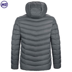 Dernière Conception Faite sur commande Votre Propre Conception Lumière Poids Hommes À Capuche Puffer Veste Lavable Complet Manches Hommes Down Puffer Veste - Product Image 3