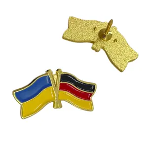 New Promotional Wholesale Friendship flag badge brooch international country flags lapel pins