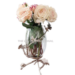 Con asas laterales, diseño de forma Irregular de Metal de aluminio, mesa de comedor de Hotel para el hogar, florero de hierro costero - Product Image 4