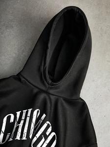 Womens <b>oversized</b> fleece <b>hoodie</b> soft cotton blend pullover sweatshirt warm cozy winter wear for gym street or casual fashion - Product Image 3