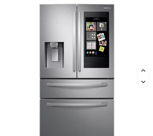 CHART TOPPING Nouveau Original 28 cu. Réfrigérateurs à portes françaises 4 portes avec écran tactile 21,5 pouces Family en acier inoxydable - Product Image 3