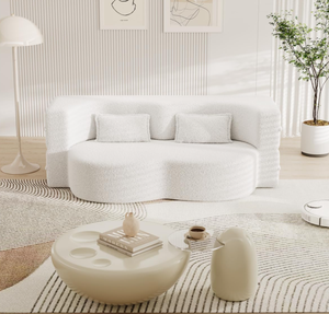 Sofá <span class=keywords><strong>cama</strong></span> de compresión, sofá moderno de tela con forma de sala de estar, muebles de apartamento informales que se pueden convertir <span class=keywords><strong>en</strong></span> sofá Modular - Product Image 1