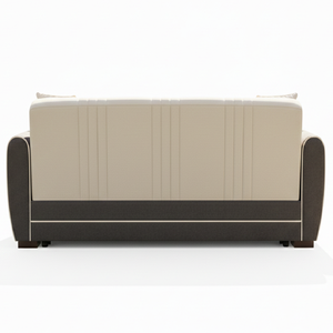 Eco-Friendly Sofa <b>Bed</b> <b>Convertible</b> Solid Frame Click Clack Mechanism European Style Fabric Upholstery Extendable Best Selling - Product Image 4