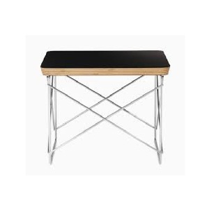 Juego de tres mesas auxiliares de lujo con marco de metal dorado y tapas de cristal negro Mesas de acento modernas que ahorran espacio - Product Image 2