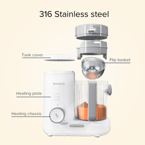 बेबी फूड निर्माता 6 में 1 स्वचालित मिनी फल जूसर खाद्य पूरक मशीन बेबी फूड स्टीमर ब्लेंडर - Product Image 4