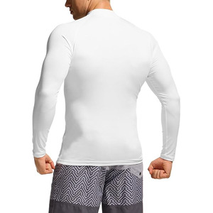Transpirable Rash Guards OEM Service Plain Camisas de compresión para hombres Venta al por mayor Premium Quick Dry Rashguards - Product Image 2