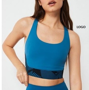 Soutien-gorge de sport pour femmes, course à pied, yoga, fitness, push-up, personnalisé, blanc - Product Image 4