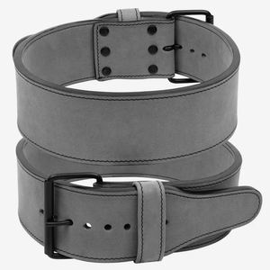 Venta al por mayor 2025 logotipo personalizado gimnasio powerlifting cinturón negro sólido cuero de vaca resistente 4 pulgadas guantes para levantamiento de pesas ciudad - Product Image 4