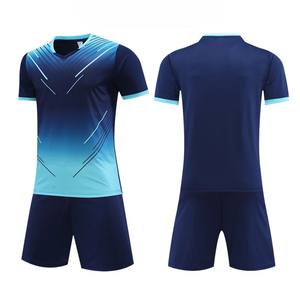 Uniforme de football de qualité supérieure Maillot de football à bas quantité minimale de commande et bon marché Service OEM Conception personnalisée Ensemble d'uniformes de football - Product Image 2