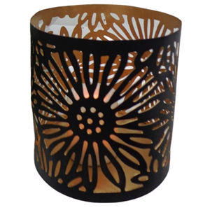 Or votif suspendu en métal personnalisé avec pot de bougie antique vert pour la décoration d'hôtel faite à la main en vrac - Product Image 4