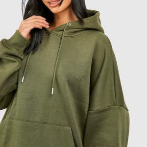 Conjunto Deportivo de 2 Piezas para Mujer al por Mayor, Sudadera con Capucha y Pantalones Jogger, Estilo Holgado, Ajuste Holgado, Chándales Extra Grandes - Product Image 5