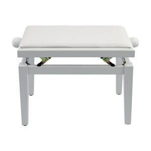 QUIK LOK - PB/100 WH S Banc de piano en bois satiné blanc Accessoires d'instruments de musique réglables - Product Image 3