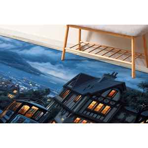 Tapis imprimé paysage urbain : Ancien Istanbul, Turquie, Décoration de cuisine, Tapis doux à poils longs - Product Image 3