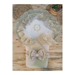 Coperta esterna per neonati in oro lavanda