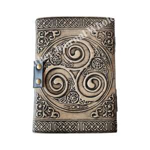 Conception personnalisée en relief licorne cheval en cuir véritable Journal Vintage carnet de notes classique couverture rigide planificateur usage personnel lecture - Product Image 2