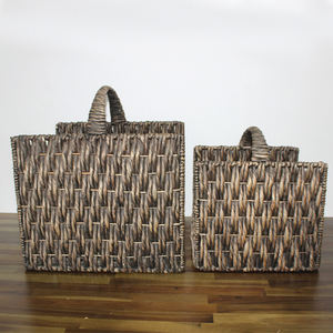 Artex Dong Thap Rustic Eco-friendly Water <b>Hyacinth</b> Multifunction Storage Firewood Holder Decorative <b>Basket</b> - Product Image 3