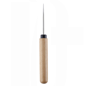Leather Awl Hand <strong>Stitcher</strong> Wood <strong>Handle</strong> Leather Repair Tool for DIY - Product Image 2