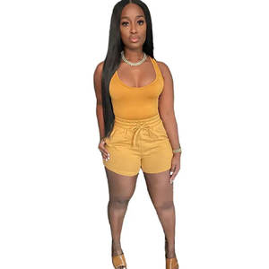 Womens Ladies <b>Short</b> Sleeve <b>Top</b> <b>Shorts</b> 2PCS <b>Set</b> Tracksuit Breathable - Product Image 1