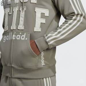 Conception personnalisée Fermeture à glissière complète Sweat à capuche épais en tissu surdimensionné 100% coton polaire Fermeture à glissière Survêtement Fabricant de luxe - Product Image 3