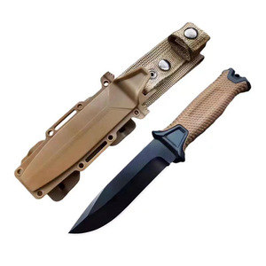 Couteau Bowie multifonctionnel portable d'extérieur, lame en acier Damas à pointe tombante, personnalisable en gros OEM ODM PRESTIGE BLADES - Product Image 5