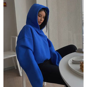 Sweat-shirts d'hiver pour femmes à capuche imprimés sur mesure par le fabricant, 100% fibre de bambou, coupe-vent, écologiques, formels, séchage rapide - Product Image 5