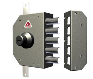 ชุดอุปกรณ์ล็อคประตูไม้แบบใช้ลูกบิด/ปั๊ม ศิลปะ 3800 E.60,5 Dx - Product Image 1
