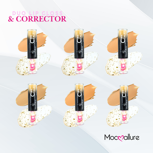 Lotto da 24 pz - Mocoallure Lipgloss + Correttore 2 in 1 - Correttore Viso ad Alta Copertura e Lucidalabbra Effetto Specchio - Product Image 6