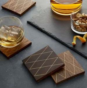 Wholesale High Standard Coaster and Placemats <b>Boards</b> Bar and Hotel and Restaurants Table Display Wooden Coasters and <b>Mats</b> - Product Image 2