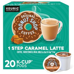 The Original Donut Shop Caramel One-Step Latte, Cápsulas Keurig K-Cup Individuales, Paquete de 20 - Product Image 3