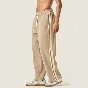 Pantalones Casuales de Hombre, Pantalones Deportivos de Invierno, 340GSM, Gruesos, Holgados, con Logotipo Personalizado, Pantalones Anchos para Hombre - Product Image 4