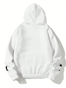 Sudadera con Capucha Unisex de Punto Grueso, Estilo Oversize, de Algodón, para Streetwear, con Logotipo Personalizado, para Hombre y Mujer, Sudaderas con Estampado - Product Image 3