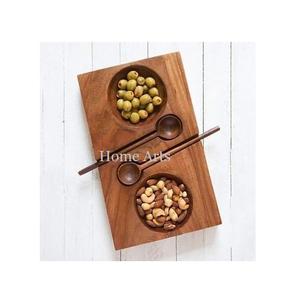 Ustensiles de cuisine au design fantastique Assiette à fruits secs Collations de forme ronde de la meilleure qualité Assiette de service de l'Inde - Product Image 6