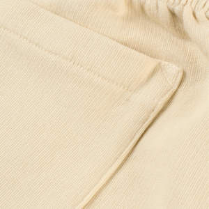 Bolsillos de lana Terry Casual liso teñido patrón sólido servicio OEM Venta caliente hombres gimnasio entrenamiento corto elástico Bottoms - Product Image 6