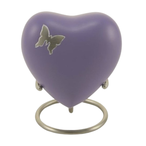 Urna Funeraria Ecológica con Grabado de Mariposa, Diseño Estilo Americano, para Guardar Cenizas de Mascotas - Product Image 1