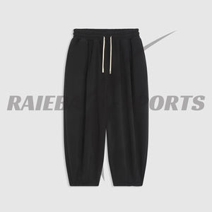 2025 Premium personnalisé unisexe sport survêtement pantalon respirant hommes pantalons, pantalons de survêtement lavés pour hommes-OEM Service Style décontracté - Product Image 2