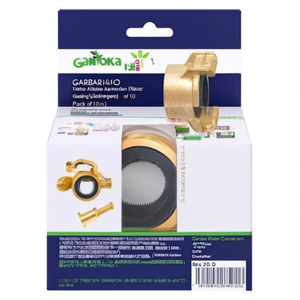Connecteurs d'eau de jardin Geka Plus 1/2 pouce, filetage interne en laiton, lot de 10 - Product Image 3