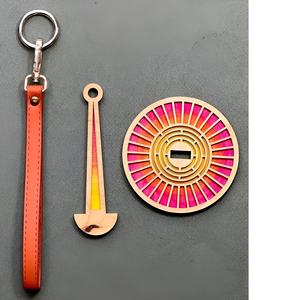 Dispensador de hilo de muñeca de bajo precio, soporte de madera grueso para ovillo de hilo de muñeca, portátil para manualidades 2026 - Product Image 4