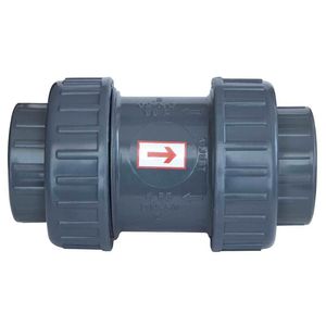 Gemaş piscina PVC legame tipo valvola di ritegno a molla 50mm-piscina valvola di ritegno-siamo grossista