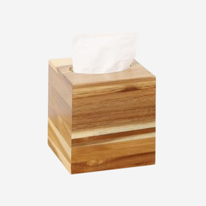 กล่องใส่กระดาษทิชชู่ไม้มะเกลือหรูหราที่ใส่กล่องทิชชูสี่เหลี่ยมผืนผ้าสวยงามสำหรับตกแต่งห้องน้ำและห้องนั่งเล่น - Product Image 2