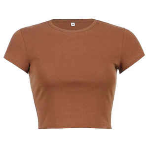 Custom Vintage Casual <b>Men's</b> Cotton Corduroy Eco-Friendly Cropped Streetwear T-Shirt <b>Crop</b> <b>Top</b> - Product Image 1